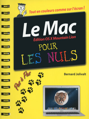 cover image of Mac, ed Mountain Lion Pas à pas Pour les Nuls